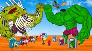 Rescue Team HULK Family & SPIDERMAN, SUPERMAN vs EVOLUTION OF HULK : Returning from the Dead SECRET