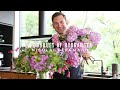 A Freshly-picked Hydrangea Bouquet Straight from the Hakone Gardens!
