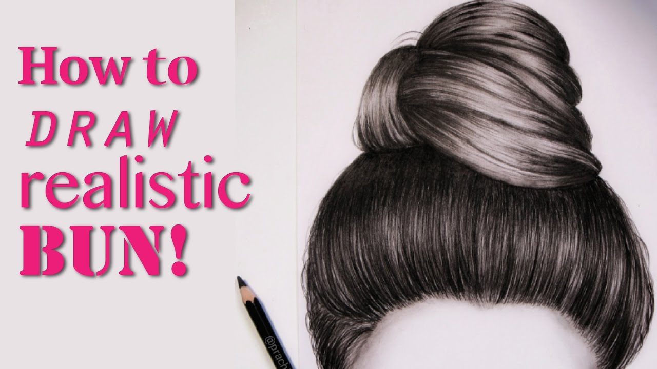 How to draw a blue bun hairstyle - wide 9