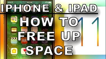 iPhone iPad How To Free Up Space - Get More Memory w/ IOS 11
