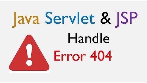How to handle error 404 for Java web application