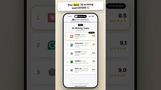 Top 5 Best AI Writing Tools in 2026 🏆 Claude vs Grammarly vs ChatGPT #shorts