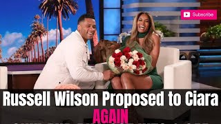 Russell Wilson Proposes to Ciara | \\