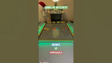 Bronco vs Hypershock  ⚡️Electrified⚡️  #hexbugbattlebots #hexbugvideos #battlebots #channel