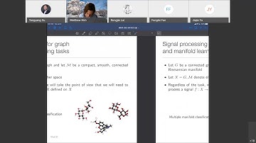 Understanding Geometric Deep Learning via Signal Processing on Graphs and Manifolds, M. Hirn@MSU