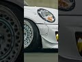 White Mini Widebody Hits Different #shorts #cars #modified