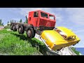 Realistic Cliff Drops #27 - BeamNG Drive Crashes | CrashBoomPunk