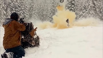 Tannerite Explosion - Too Close!