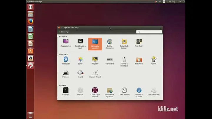 3-Setup system language - Ubuntu 14.04 Tutorial