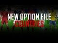 PES 2013 New Option File Countries 2015 For PESEdit 6.0