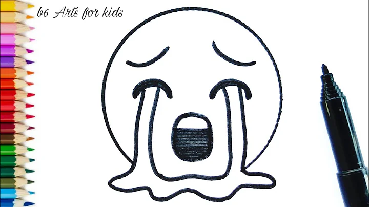 How to Draw the Loudly Crying Face Emoji