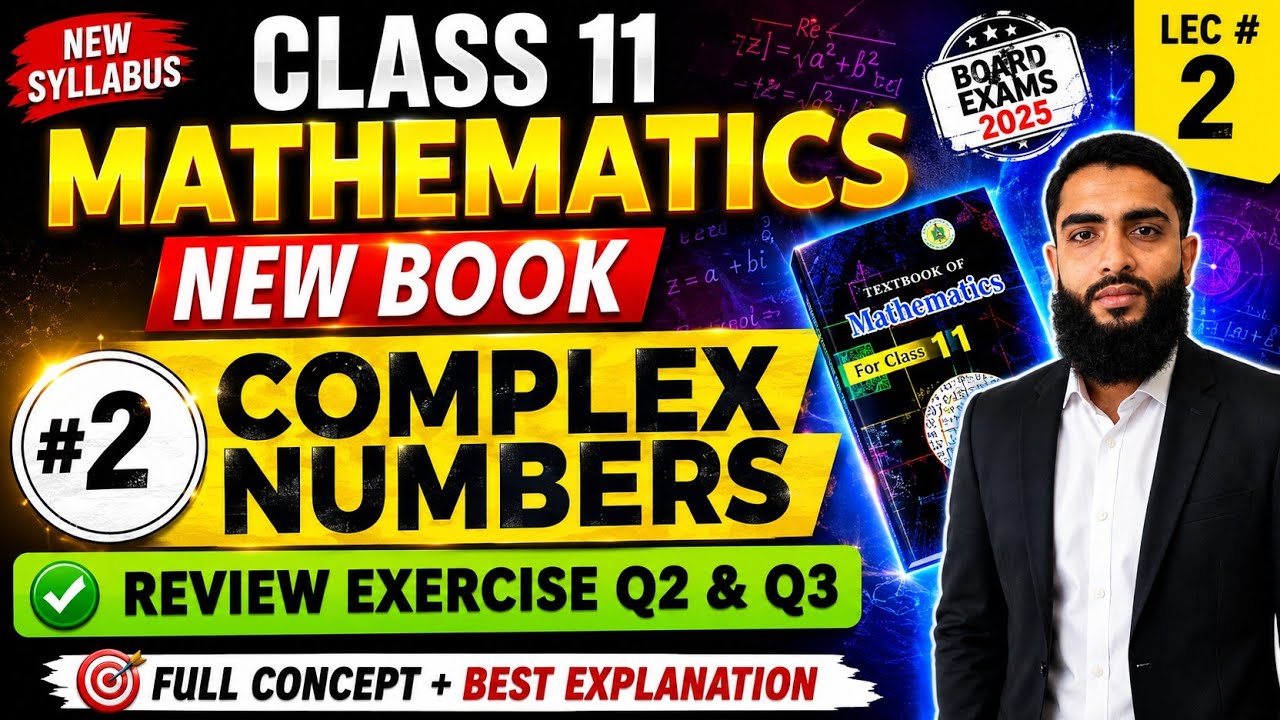 Math Class 11 - New Book - Chapter 1 Complex Numbers Review Exercise Q2 ...
