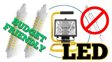 LED Halogen Work Light Replacement Bulbs Are They Any Good #ledlights #worklights #diy #replacement