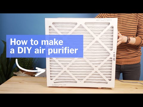 कैसे एक DIY वायु शोधक बनाने के लिए
