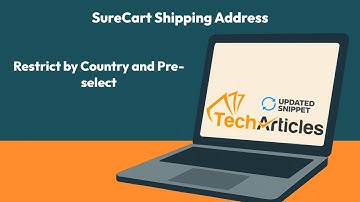 Updated SureCart Snippet: Auto-Select & Restrict Shipping Countries