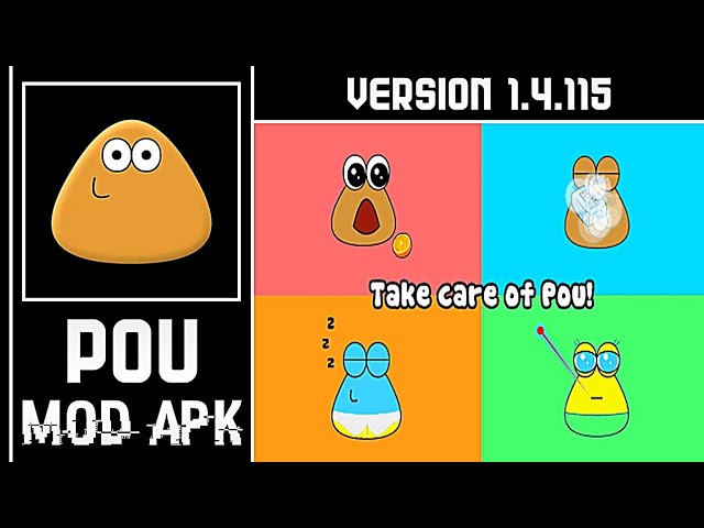 Pou MOD APK 1.4.115 (Unlimited money and max level) Download 2023