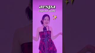 #Drama Challenge W/ My Aespa-Inspired Outfit✨ #Aespa #Drama #Shorts