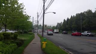 Elmsford FD Live Oak Eng. Co. E237 responding to a comercial alarm.