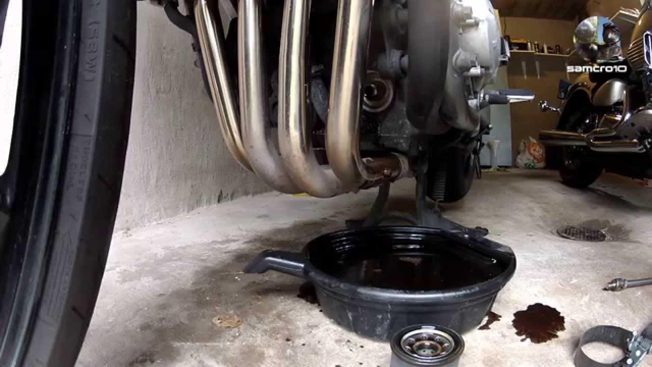 How to change motor oil and oil filter, Yamaha FZ1 Fazer 1000 YouTube