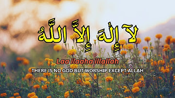 Dzikir Daily LAILAHAILLALLAH to Reduce Stress And Easy Sleep#12