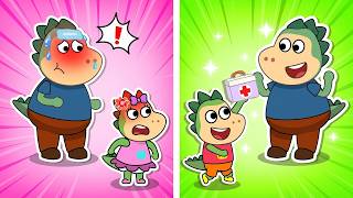 🤧 Daddy Has a Cold! ❤️ Spike & Sparkle to the Rescue! 🩺 Fire Spike Kids Stories 🤧 Daddy Has a Cold! ❤️ Spike & Sparkle to the Rescue! 🩺 Fire Spike Kids Stories