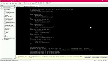 KONFIGURASI SHARE HOSTING MULTI DOMAIN DNS DEBIAN 10 DENGAN VMWARE