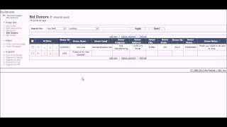 Bid Partner Website Data Entry Tutorial
