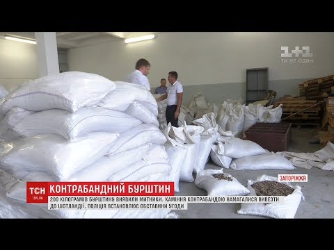 Рекордну партію контрабандного бурштину затримали на митниці в Запоріжжі