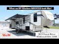 Check out the amazing kitchen in this full time rv  2023 heritage glen elite 35re