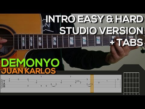 Juan Karlos - Demonyo Guitar Tutorial [INTRO + TABS]