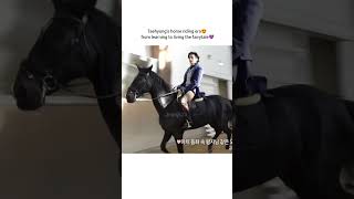 Taehyungs Horse Riding
