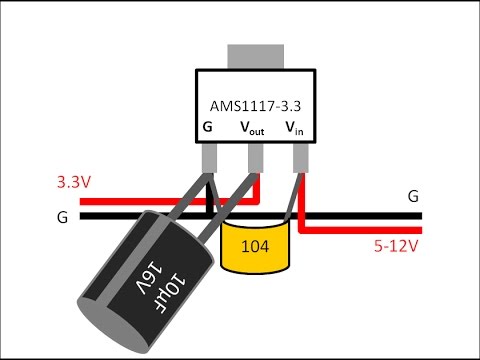 Ams1117 3.3v Circuit Diagram