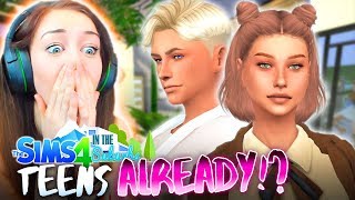 TEENAGE TWINS!?  (The Sims 4 IN THE SUBURBS #42! )