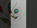 hand embroidery work tutorials for beginners kurti nack design #shorts @AishaEmbroidryArt