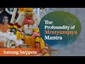 The Profundity of Mrutyunjaya Mantra | Short and Sweet Sai Snippets | Prasanthi Nilayam