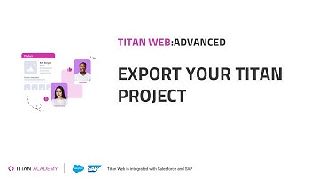 Extend Salesforce Experience Cloud: Export your Titan Web Project
