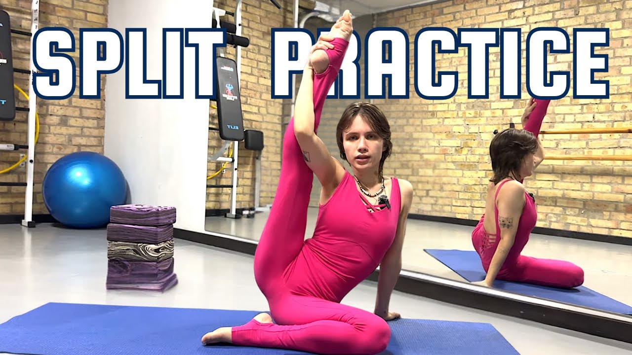 Split Practice Split Yoga Flow for Daily Leg Flexibility Practice | Improve Splits ...