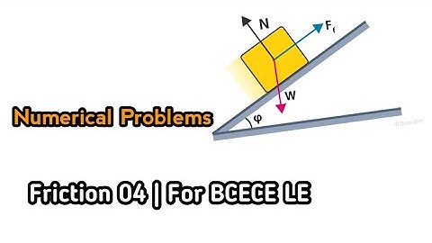 Friction 04 | For BCECE LE !!