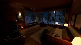 Cozy home fireplace 🔥 | crackling fire & soft piano | 4 hours | no ads screenshot 3