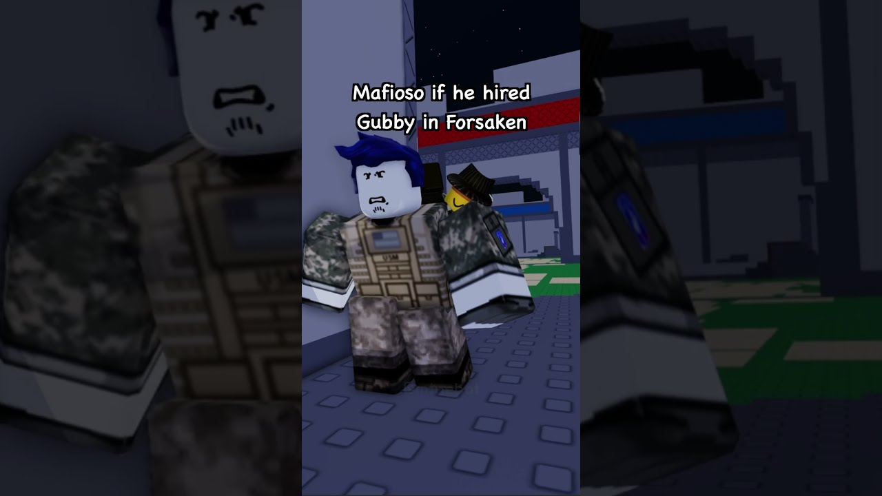 Gubby VS Survivor Be Like FORSAKEN ANIMATION Forsaken Roblox