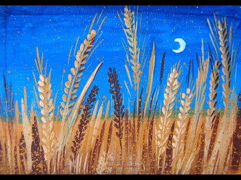 Видео: Как да нарисувате пшеница