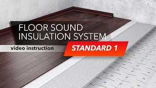 Standard 1 Floor Sound Insulation System (floating screed). Video instruction | TechnoSonus