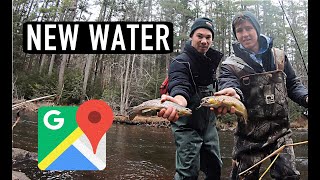 Blue Dots And Brown Trout: Google Maps Fishing Blue Dots And Brown Trout: Google Maps Fishing