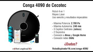 Conga 4090: El robot aspirador de Cecotec 