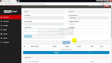 Sistem Aplikasi Inventory Barang Berbasis Web Dengan Codeigniter