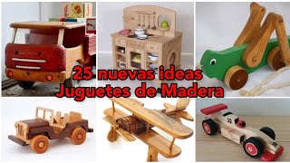 25 ideas para proyectos en madera ( juguetes de madera )