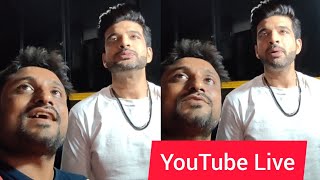Karan Kundra YouTube Live With @bollywoodspicy Fans.