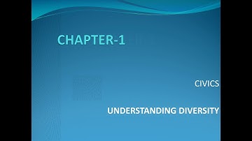 NCERT CLASS-6 Civics Ch-1 part-2 Understanding Diversity