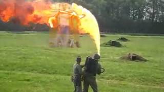 US ARMY flamethrower test idan matalon
