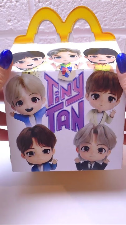 🍟 Mcdonald's BTS TinyTAN Happy Meal UNBOXING ! #asmr #unboxing #mcdonalds